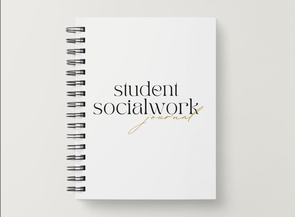 Social work student journal/notepad