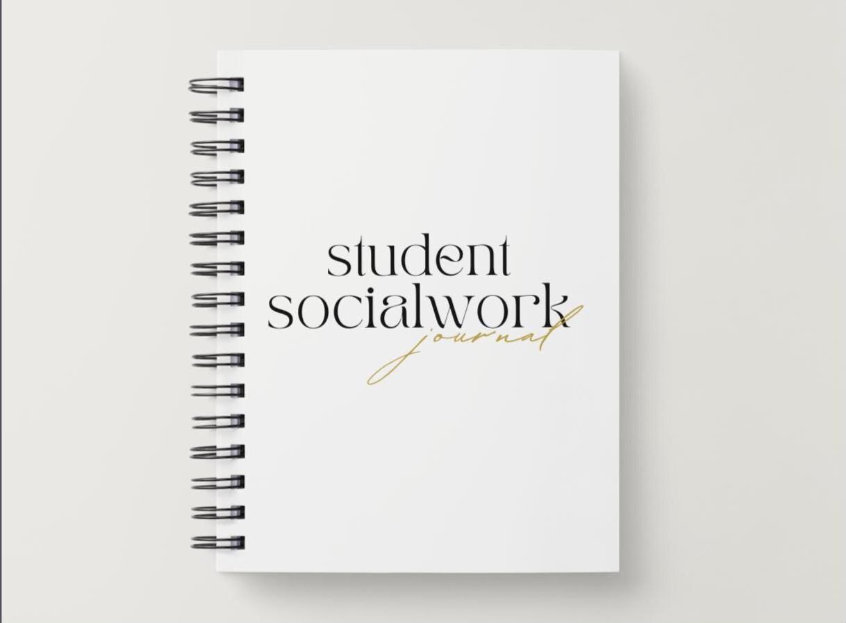 Social work student journal/notepad