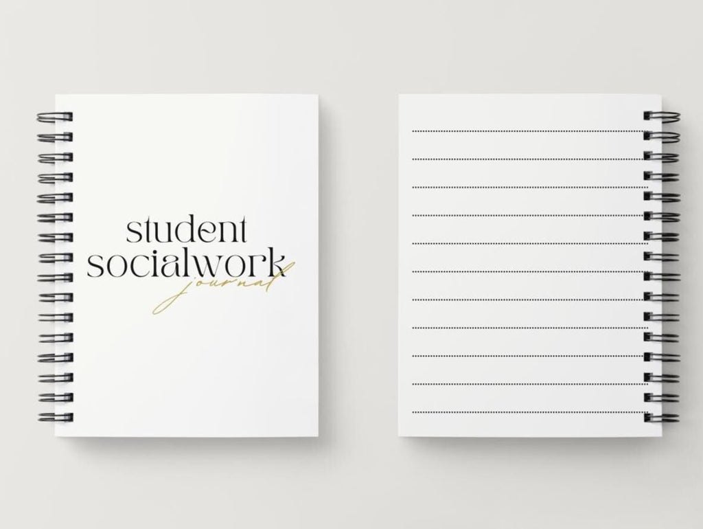 Social work student journal/notepad